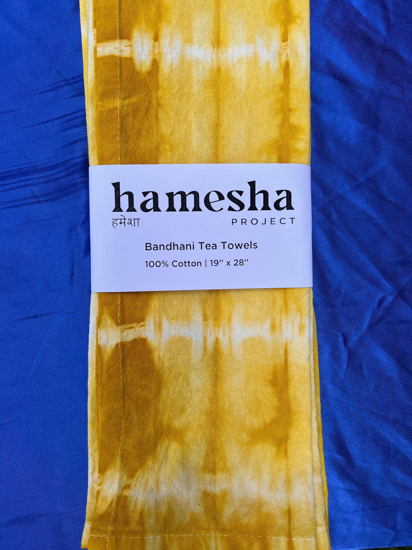 Bandhani Natural Dye Tea Towels