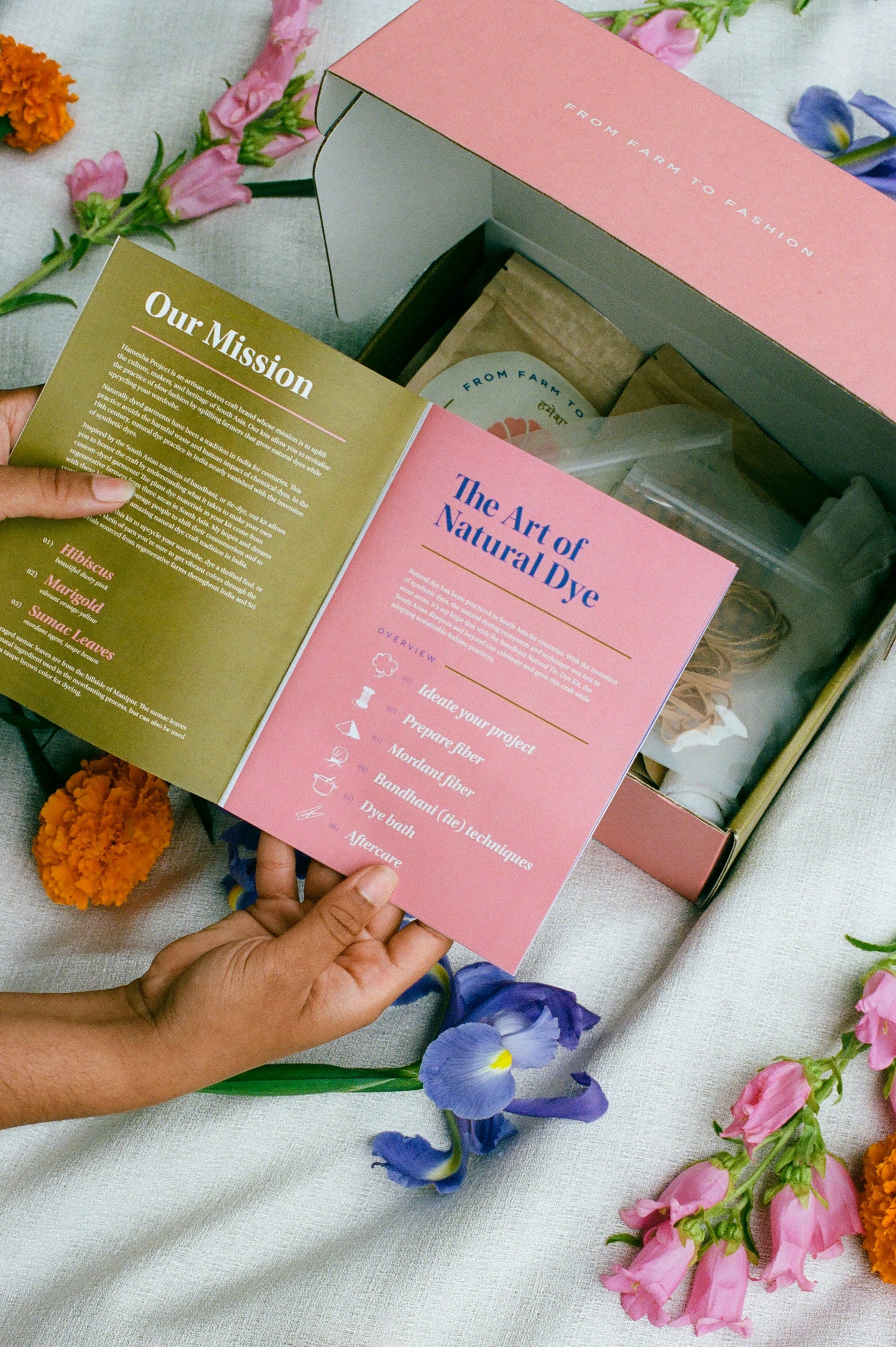 Bandhani Natural Dye Kit