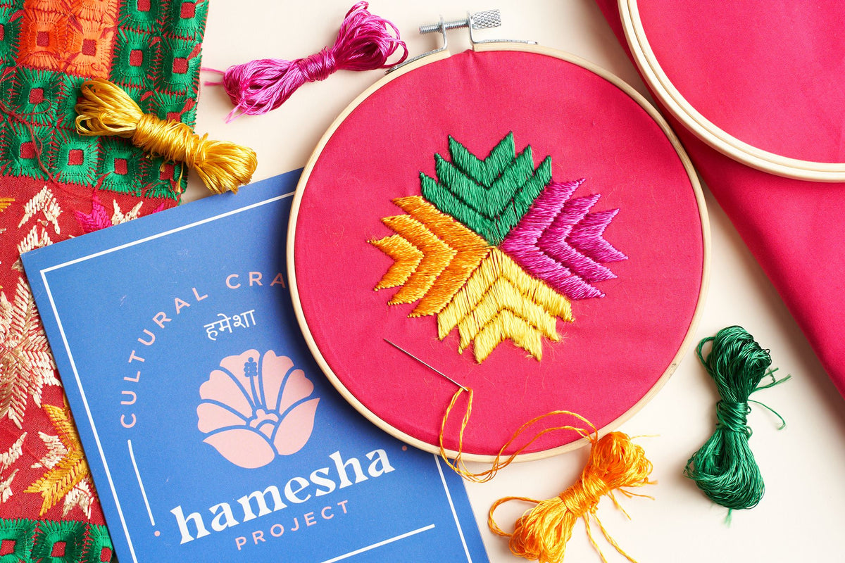 Phulkari Embroidery Kit