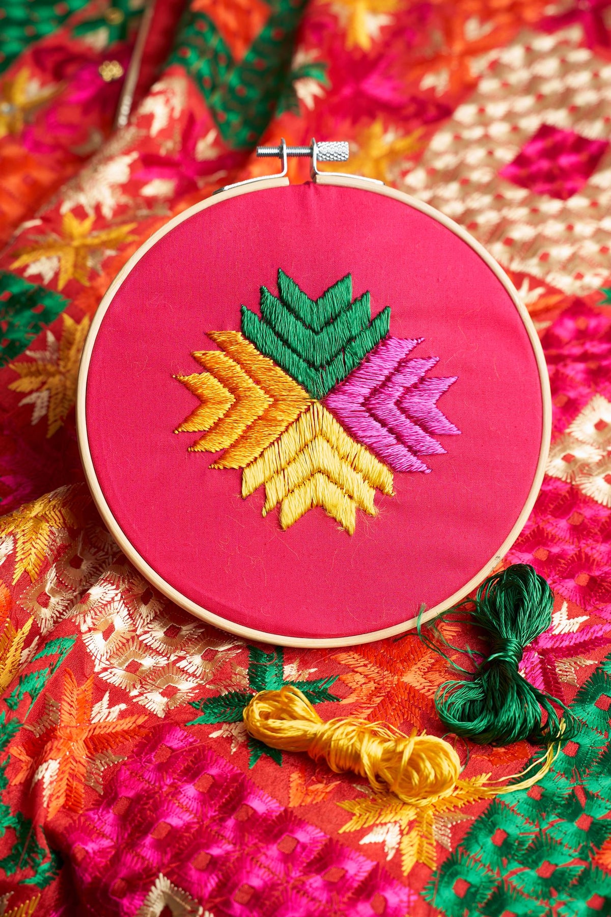 Phulkari Embroidery Kit